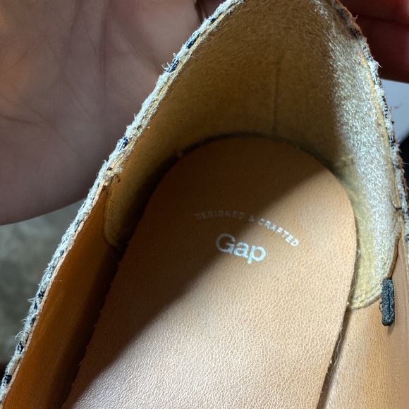 GAP black velvet & snakeskin flats w/ ankle strap- worn 1x size 9 - Picture 12 of 13